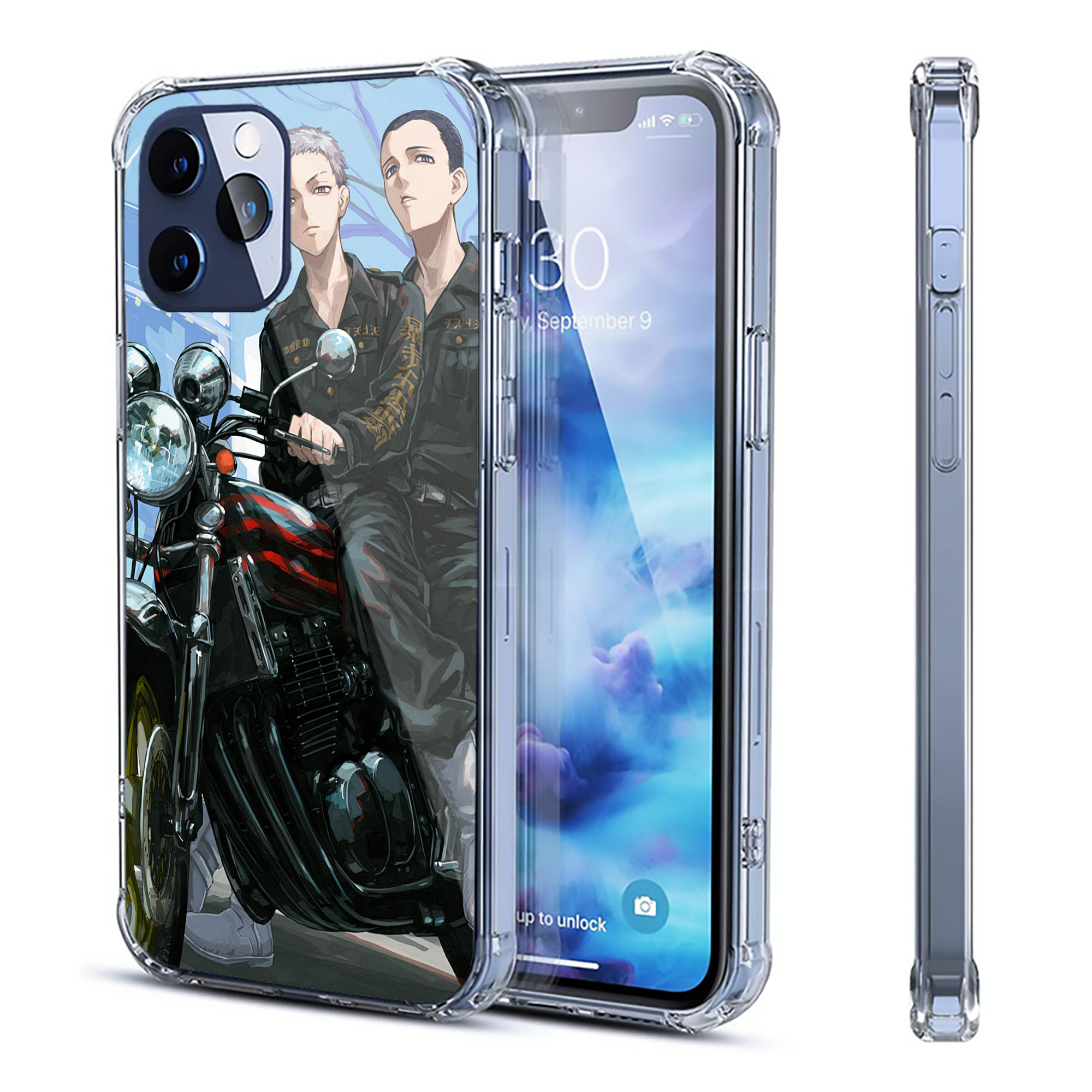 （画像用） 東京リベンジャーズ Tokyo Revengers 【iPhone 12シリーズ対応】透明スマホケース（クリアソフトケース）